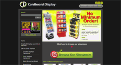 Desktop Screenshot of cardboarddisplay.com.au